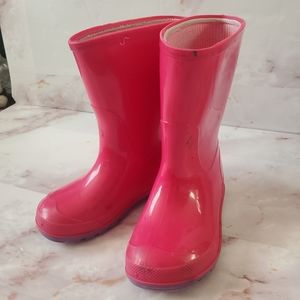 Girls Pink Rainboots